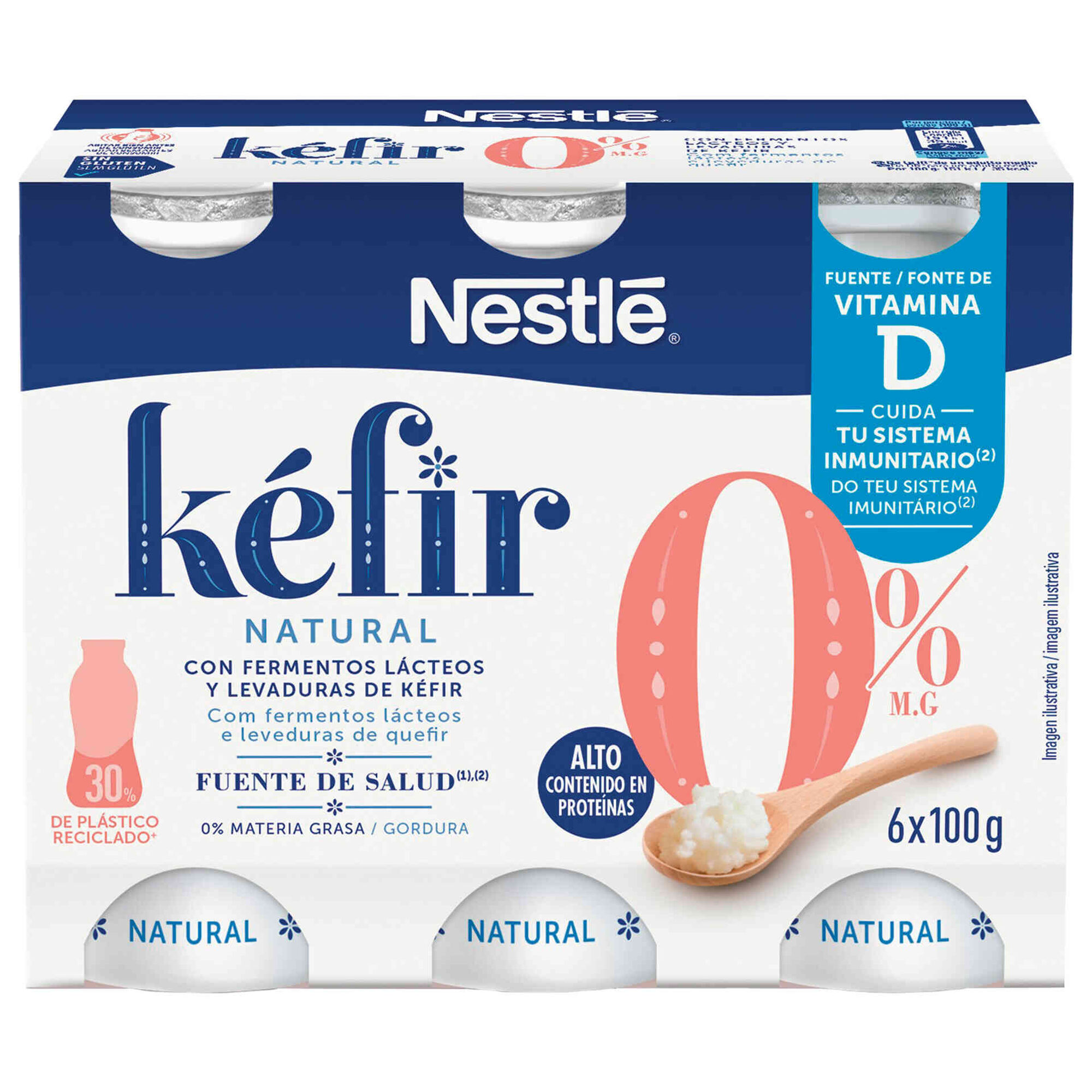 Iogurte Kefir Natural Magro