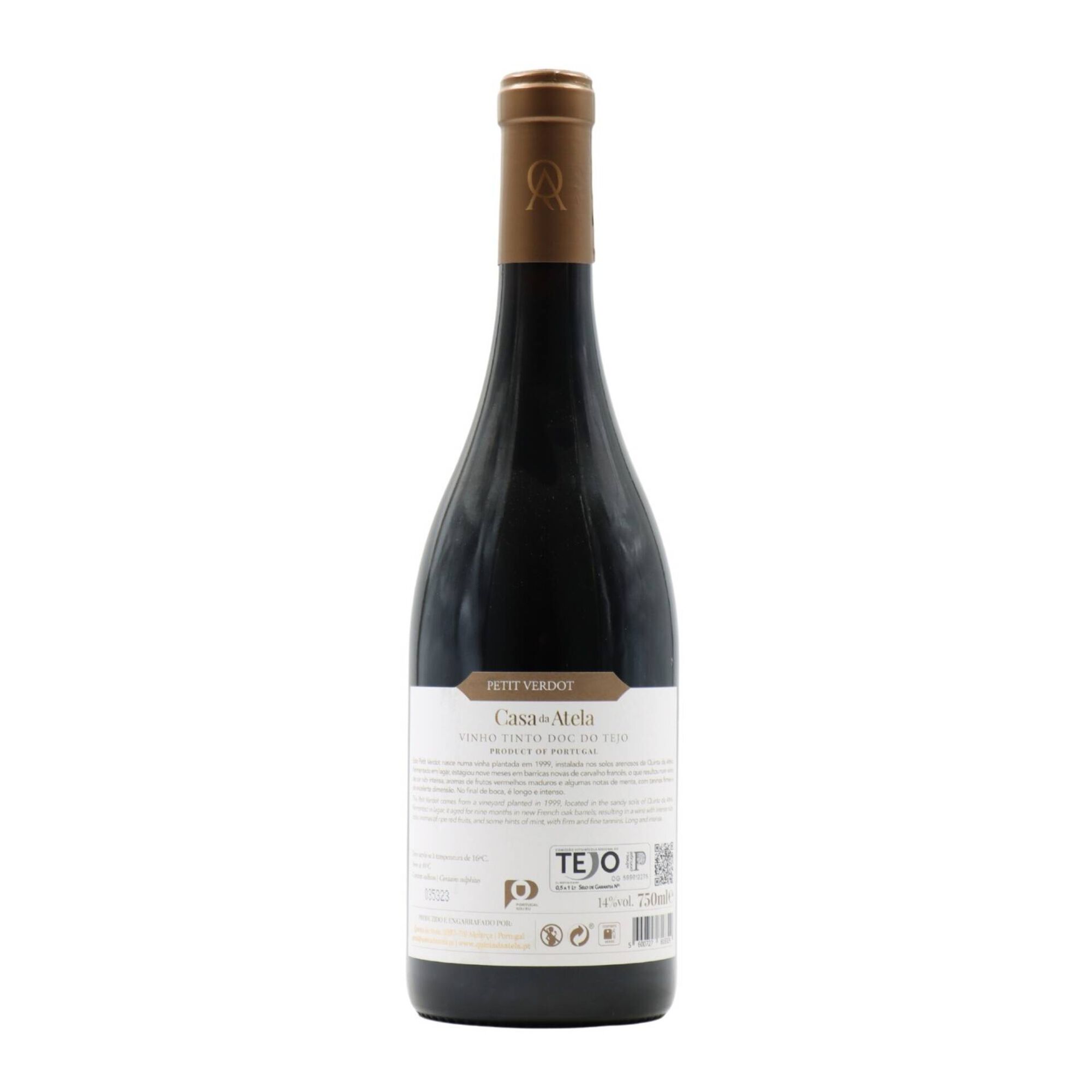 Casa Da Atela Petit Verdot Tejo Vinho Tinto
