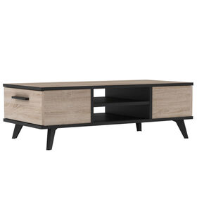 Mesa de centro 107x50x35cm Preto Wayne