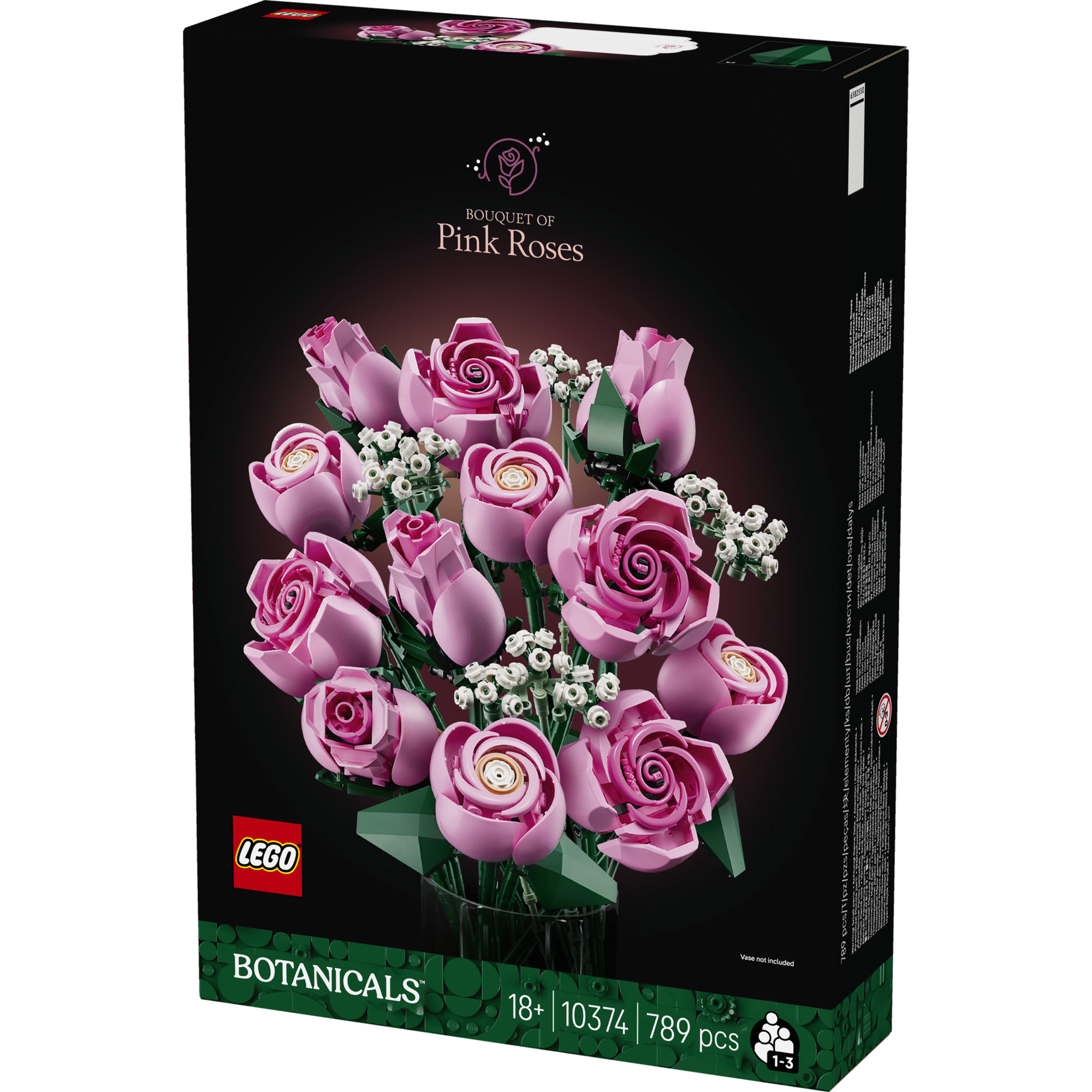 LEGO Botanical Collection - Buqu&ecirc; de Rosas Cor-de-rosa - 10374
