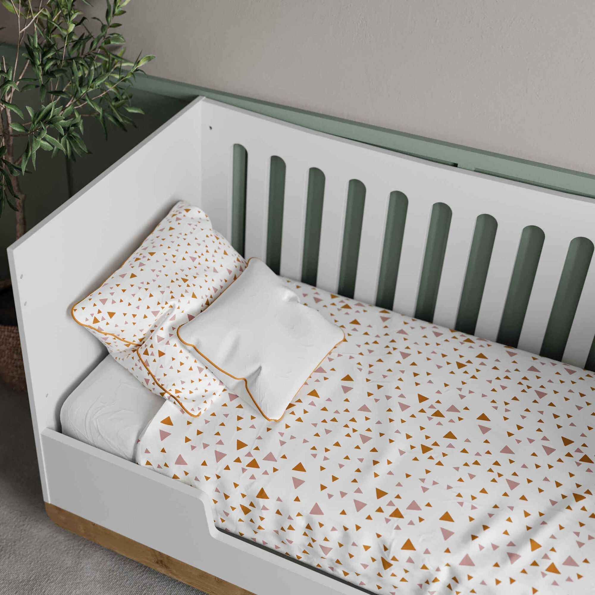 Cama de Grades 148,9x92x74,2cm Branca