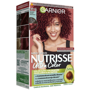 Coloração Permanente Ultra Color Vermelho Ousado 5.62 Garnier Nutrisse