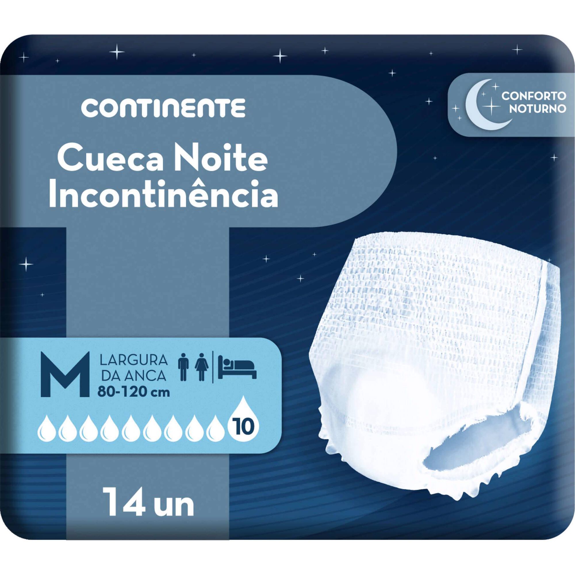 Cuecas Incontinência Noite M