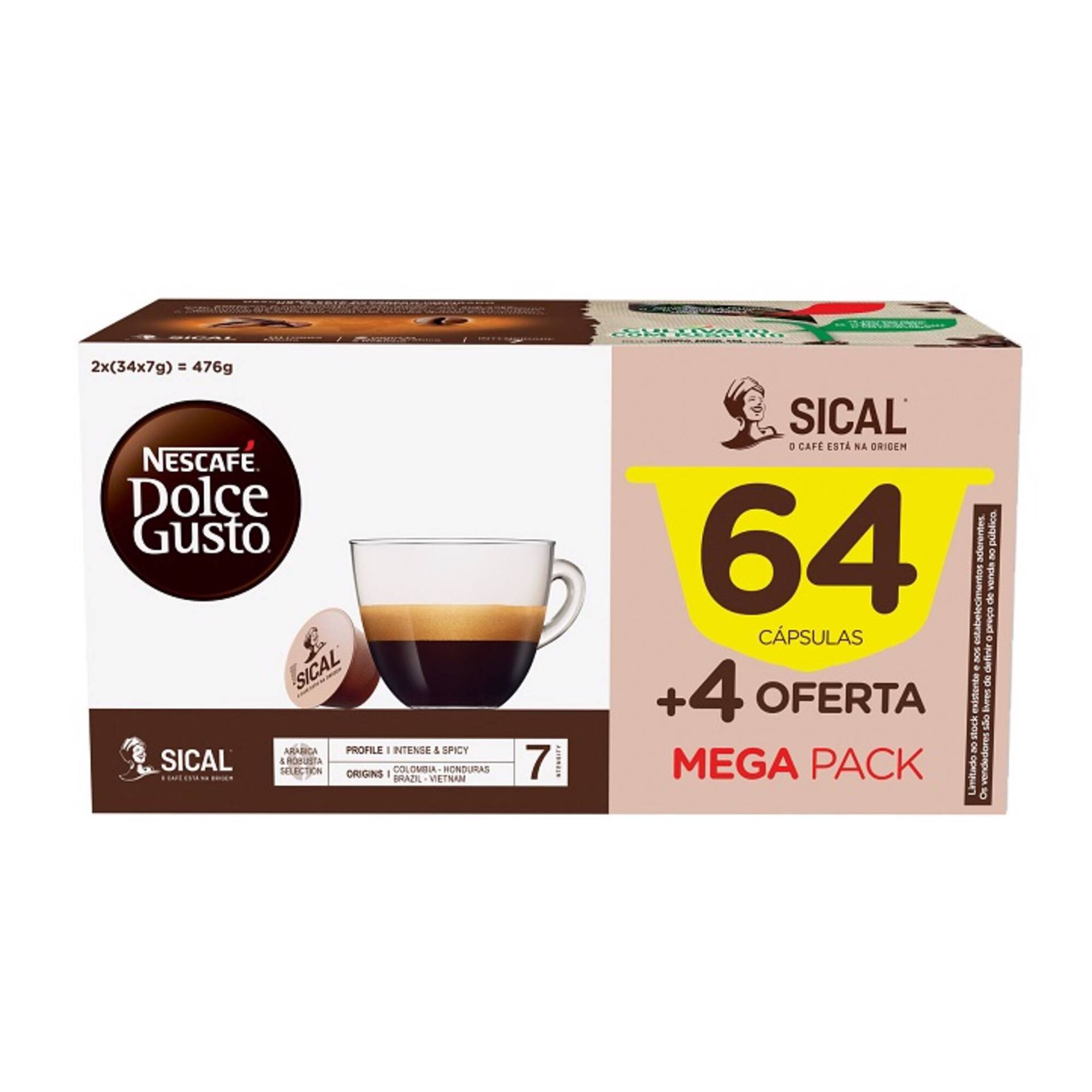 Cápsulas de Café Sical Int 7 Cápsulas de Café Sical Int 7