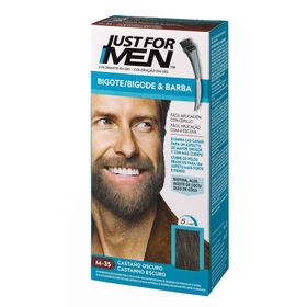 Colora&ccedil;&atilde;o Homem Tempor&aacute;ria para Barba Castanho Escuro