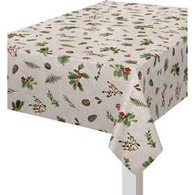 Toalha Mesa PVC 140x250cm Azevinho