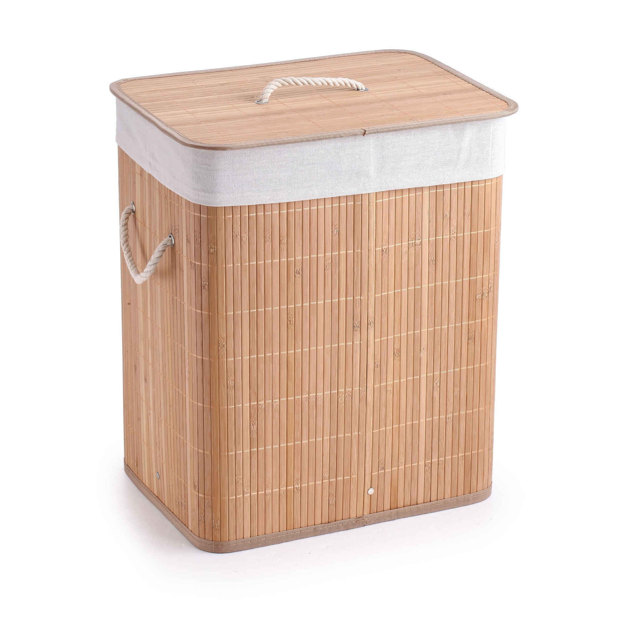Cesto Roupa 60L Natural Bambu Cesto Roupa 60L Natural Bambu