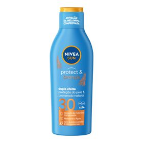 Protetor Solar Lo&ccedil;&atilde;o Protect & Bronze FPS 30 Nivea Sun