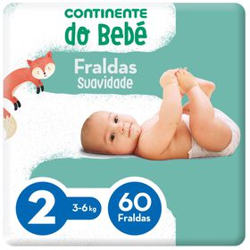 Fraldas Suavidade 3-6kg T2