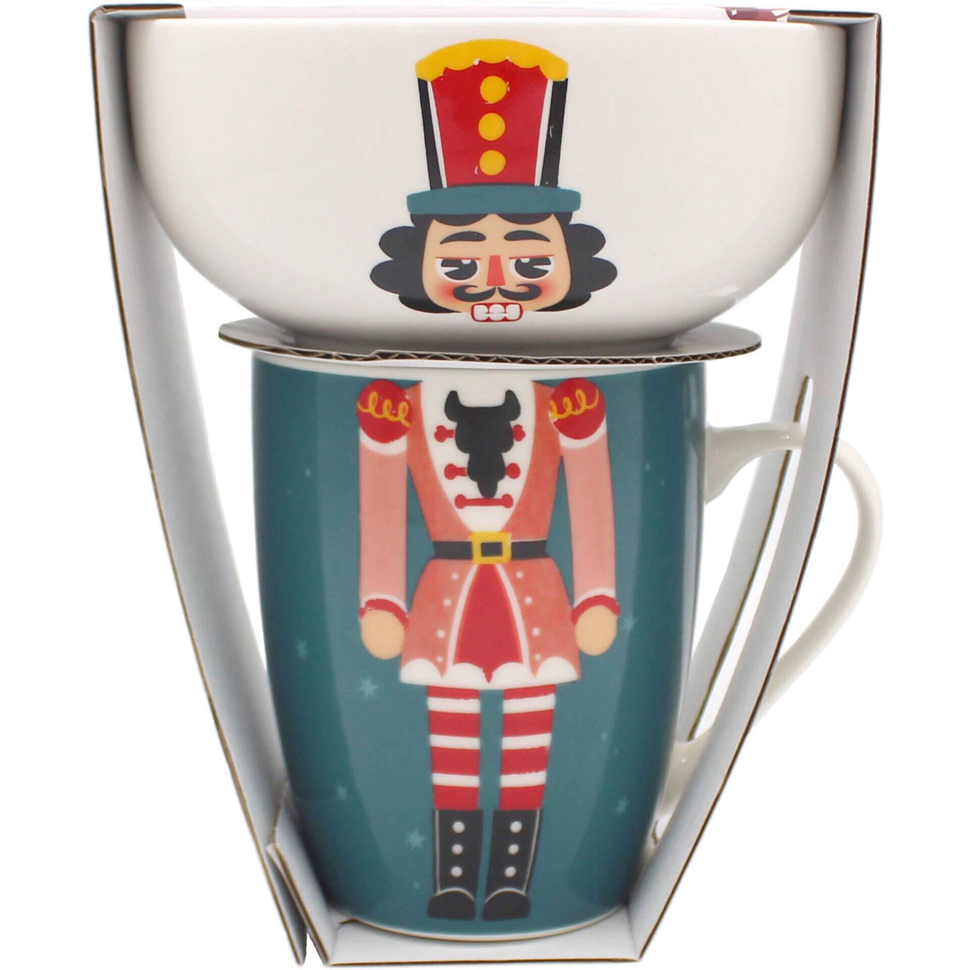 Conjunto Taça e Caneca Soldado Chumbo