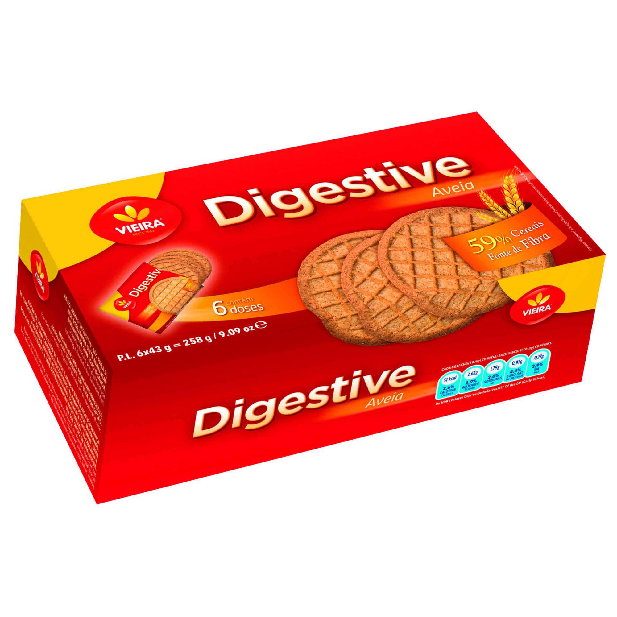 Bolachas Digestivas de Aveia