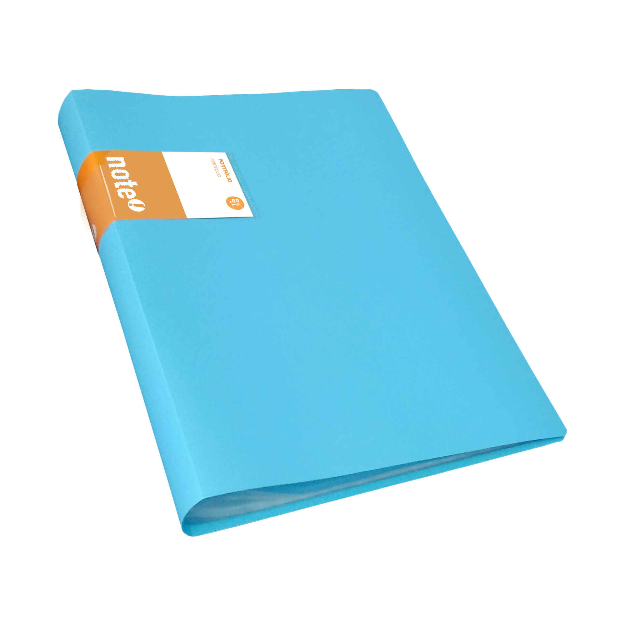 Portefólio com 80 Bolsas A4 (várias cores)