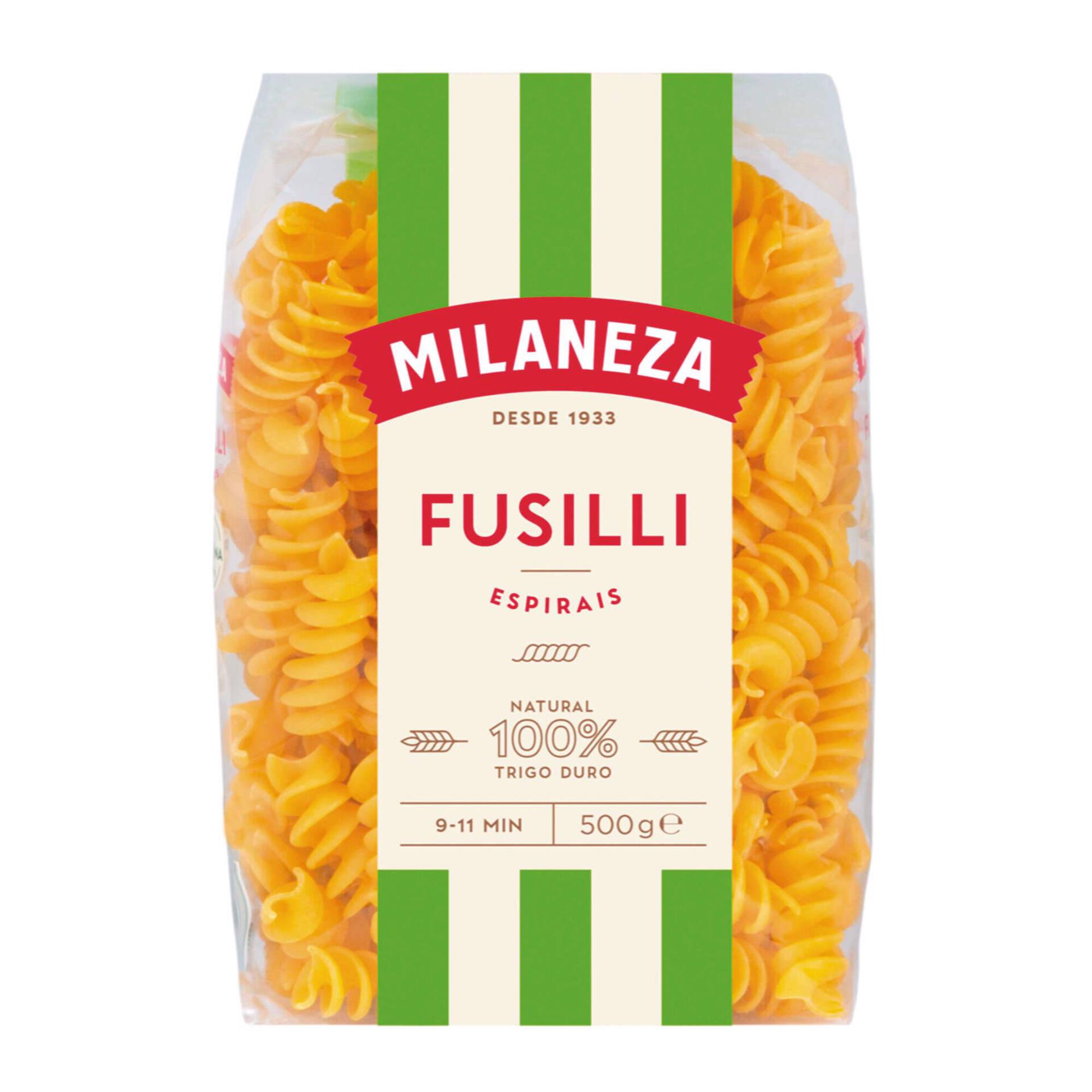 Massa Espirais Fusilli Milaneza
