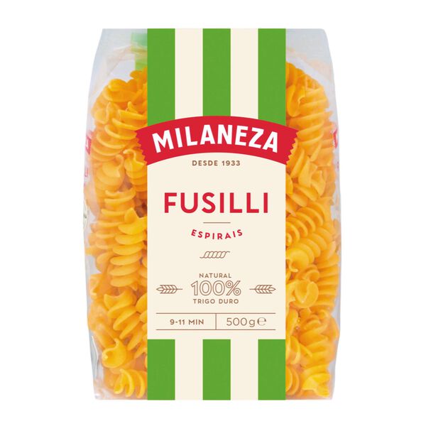 Massa Espirais Fusilli Milaneza