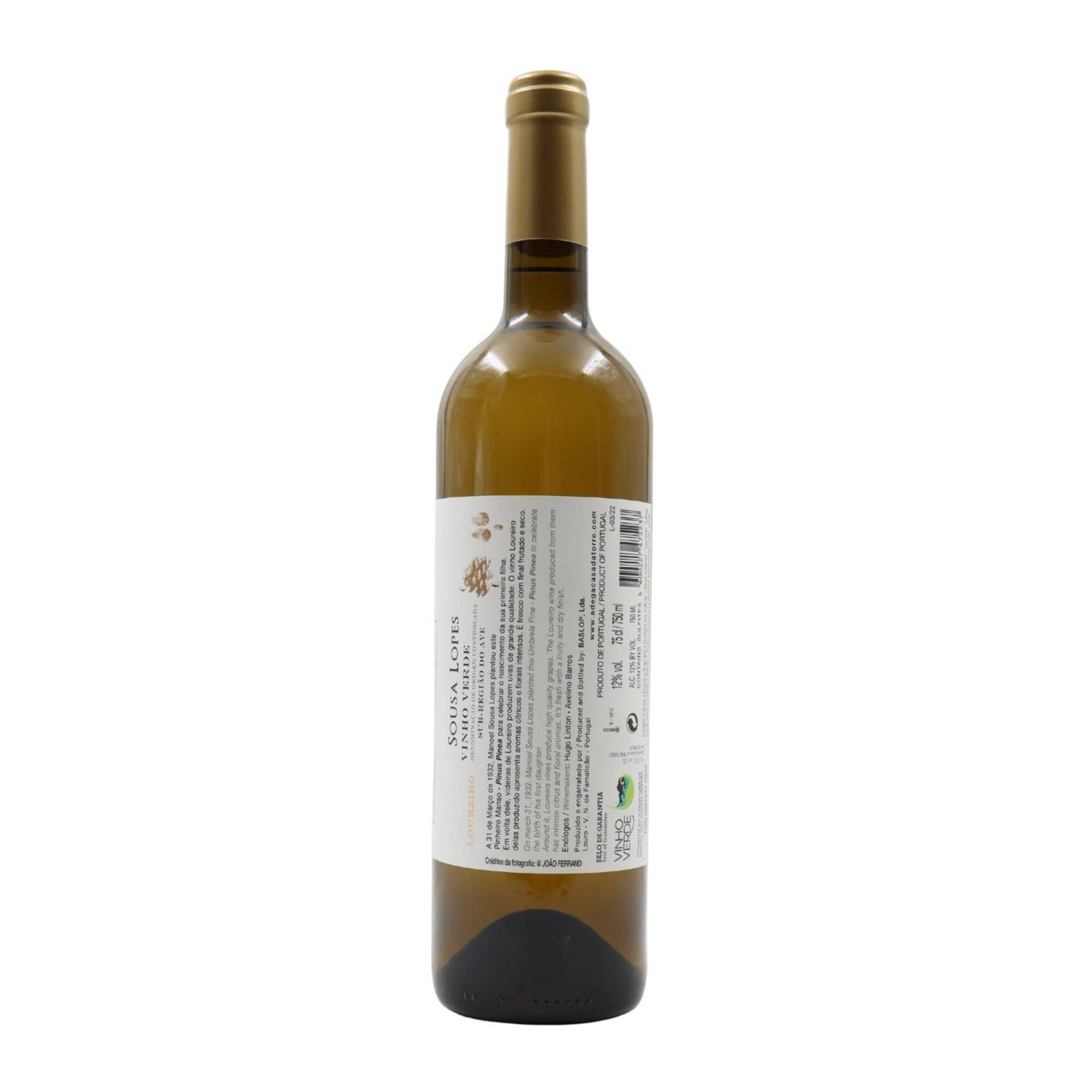 Sousa Lopes Loureiro Vinho Verde Branco