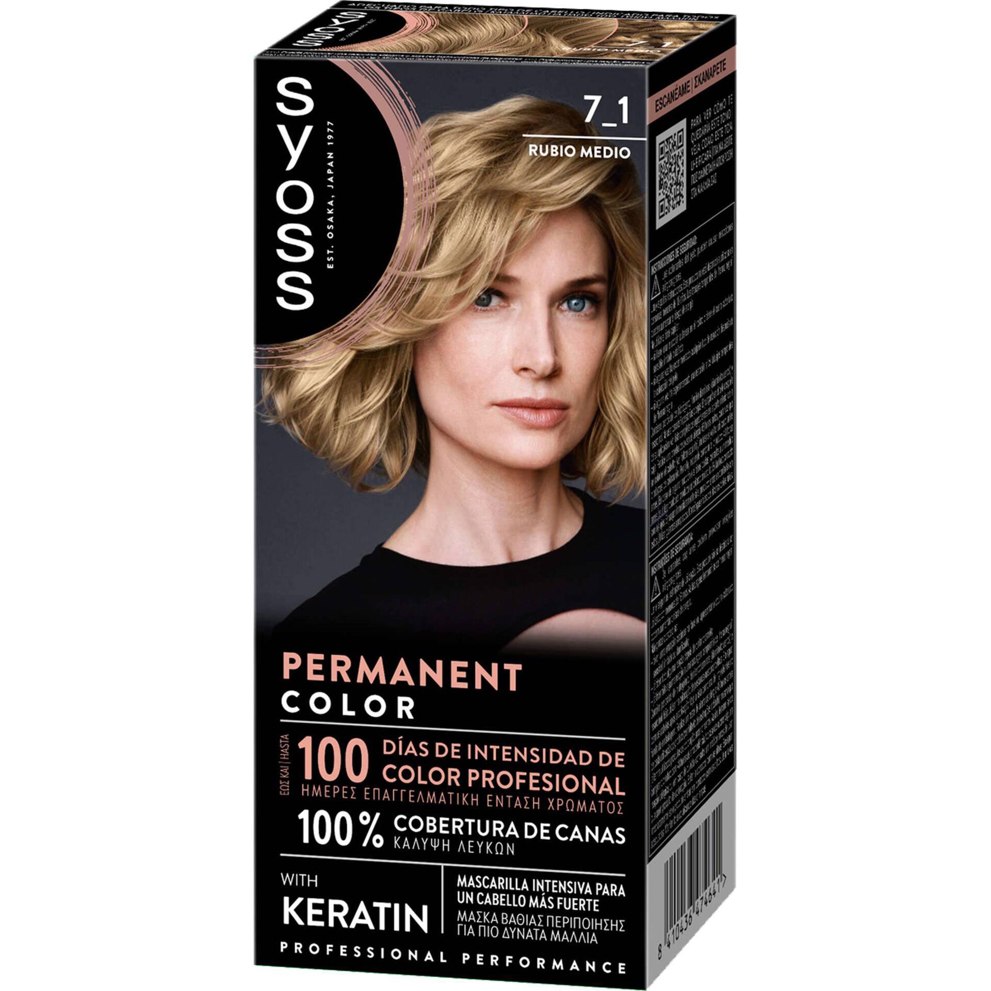 Coloração Permanente Permanent Color Louro 7-1