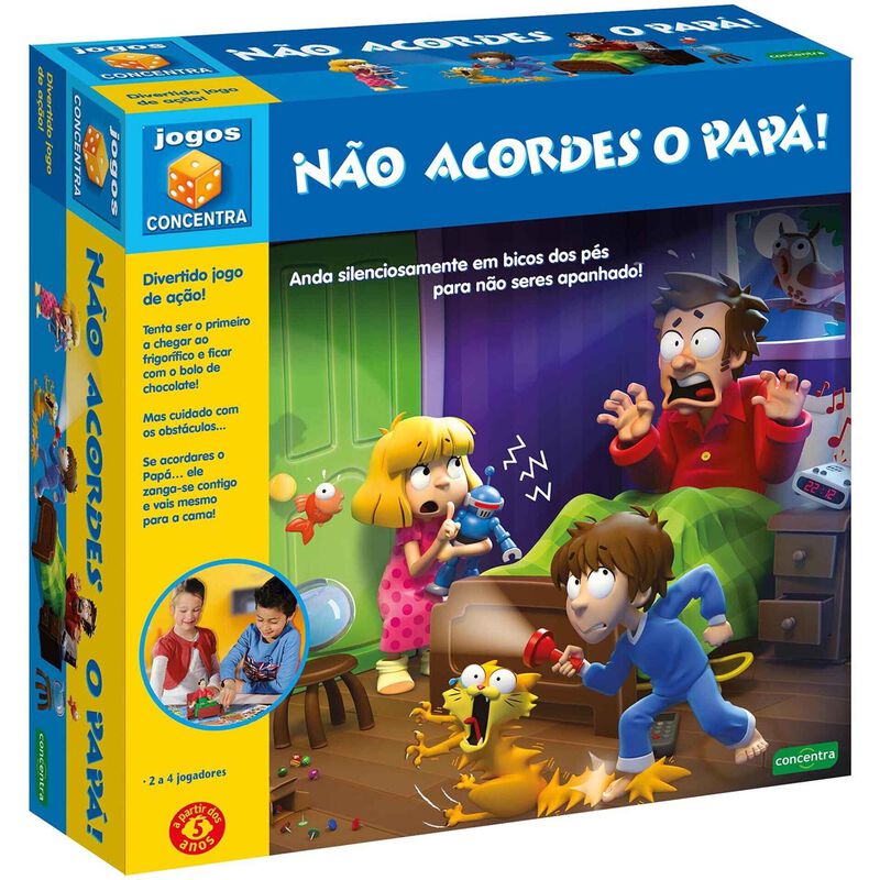 Concentra - Jogo de Tabuleiro Não Acordes O Papá