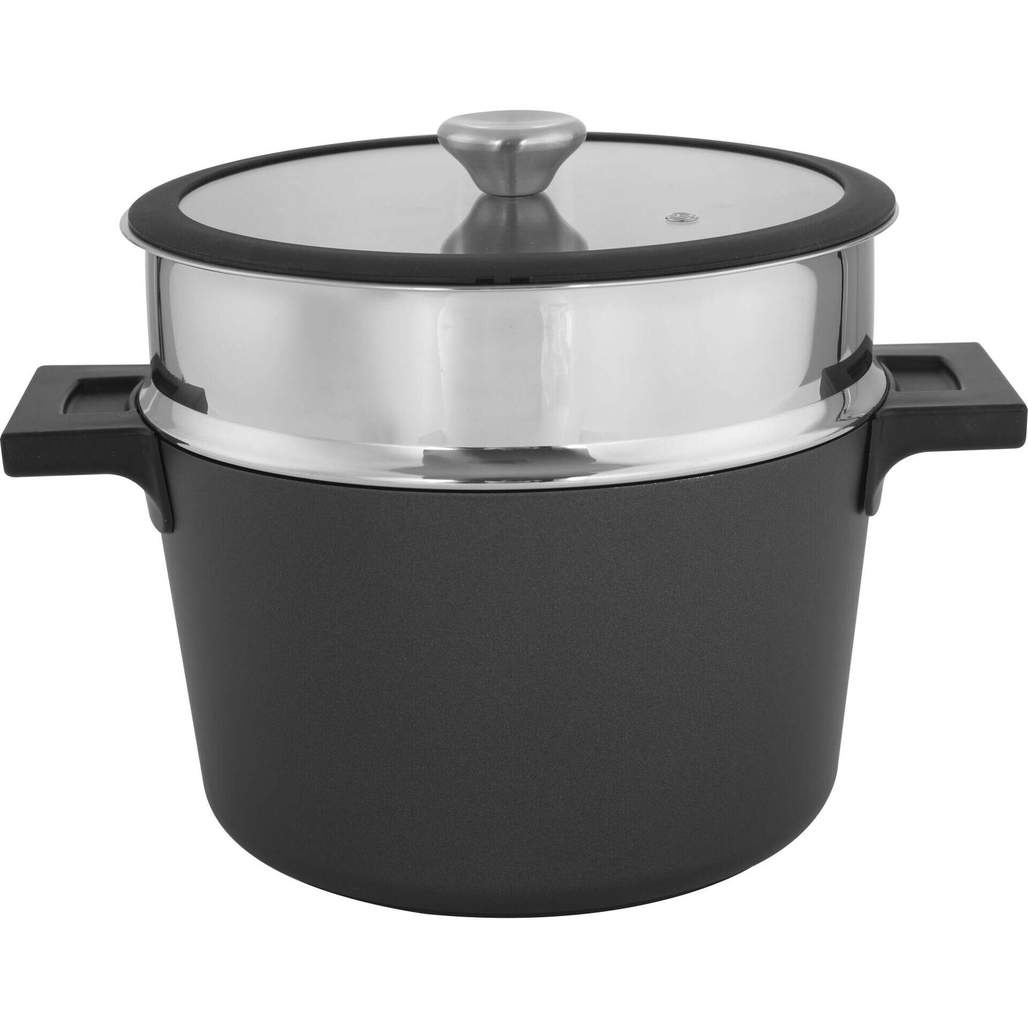 Ca&ccedil;arola 24cm com Tabuleiro de Vapor Kasa