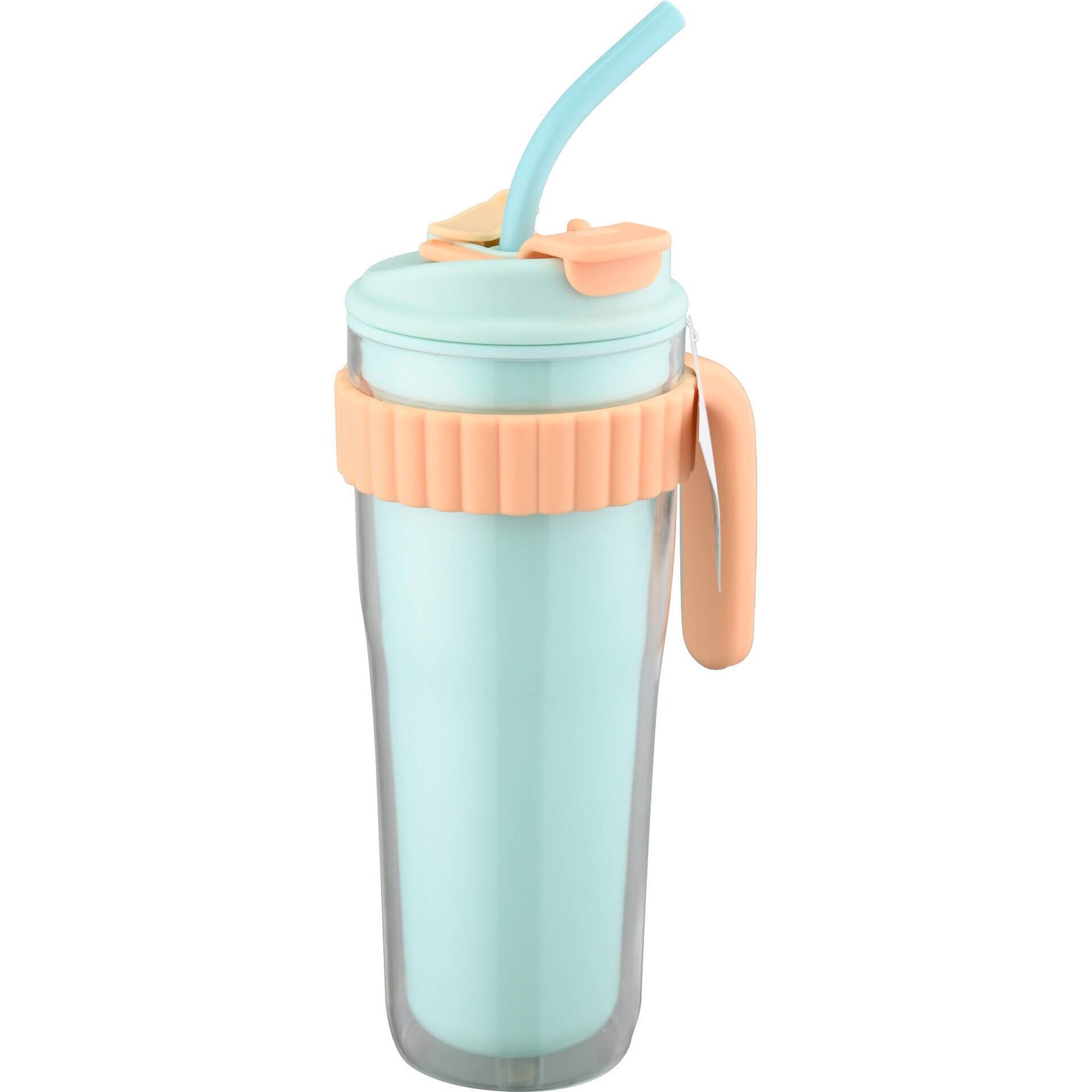 Caneca Happiness 900ml Menta e Laranja