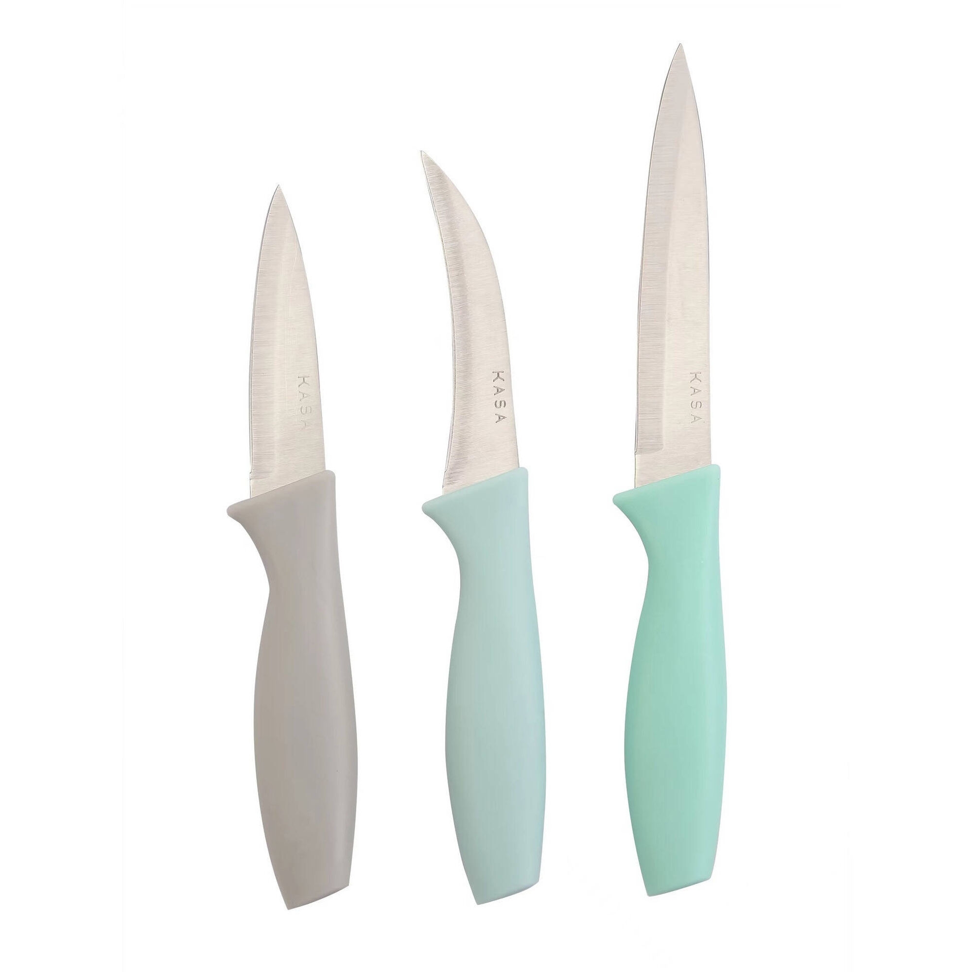 Conjunto 3 Facas (várias cores)