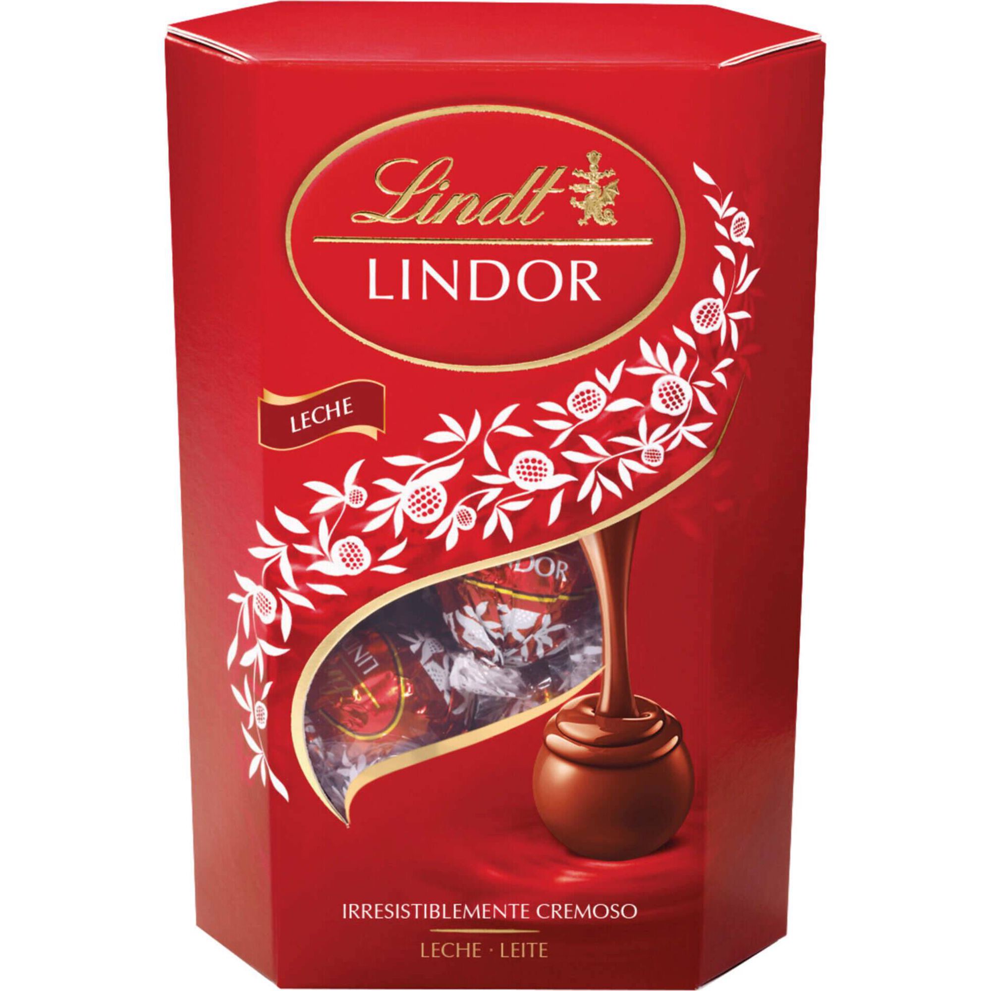 Bombons de Chocolate de Leite Lindor Cornet