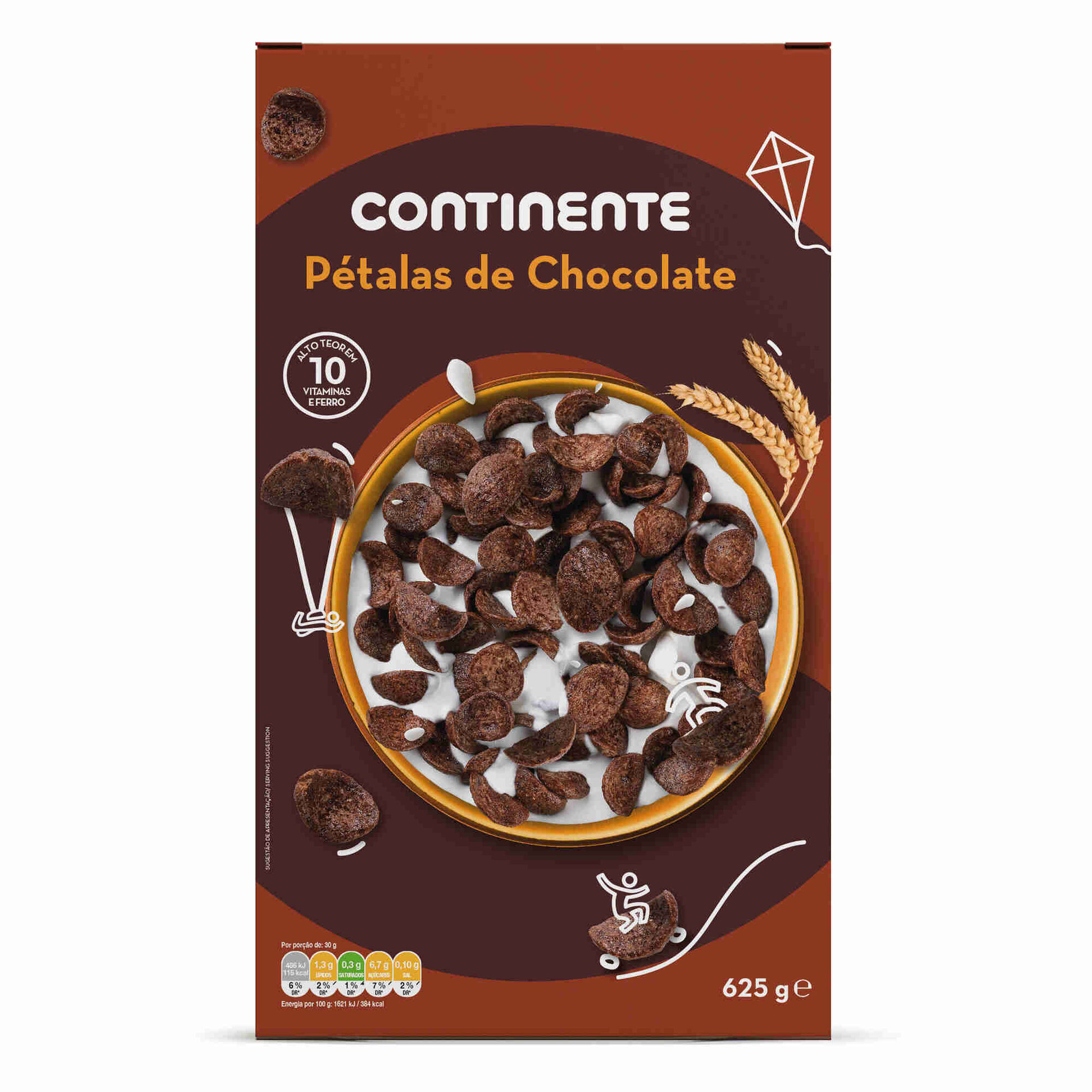 Cereais Pétalas de Chocolate