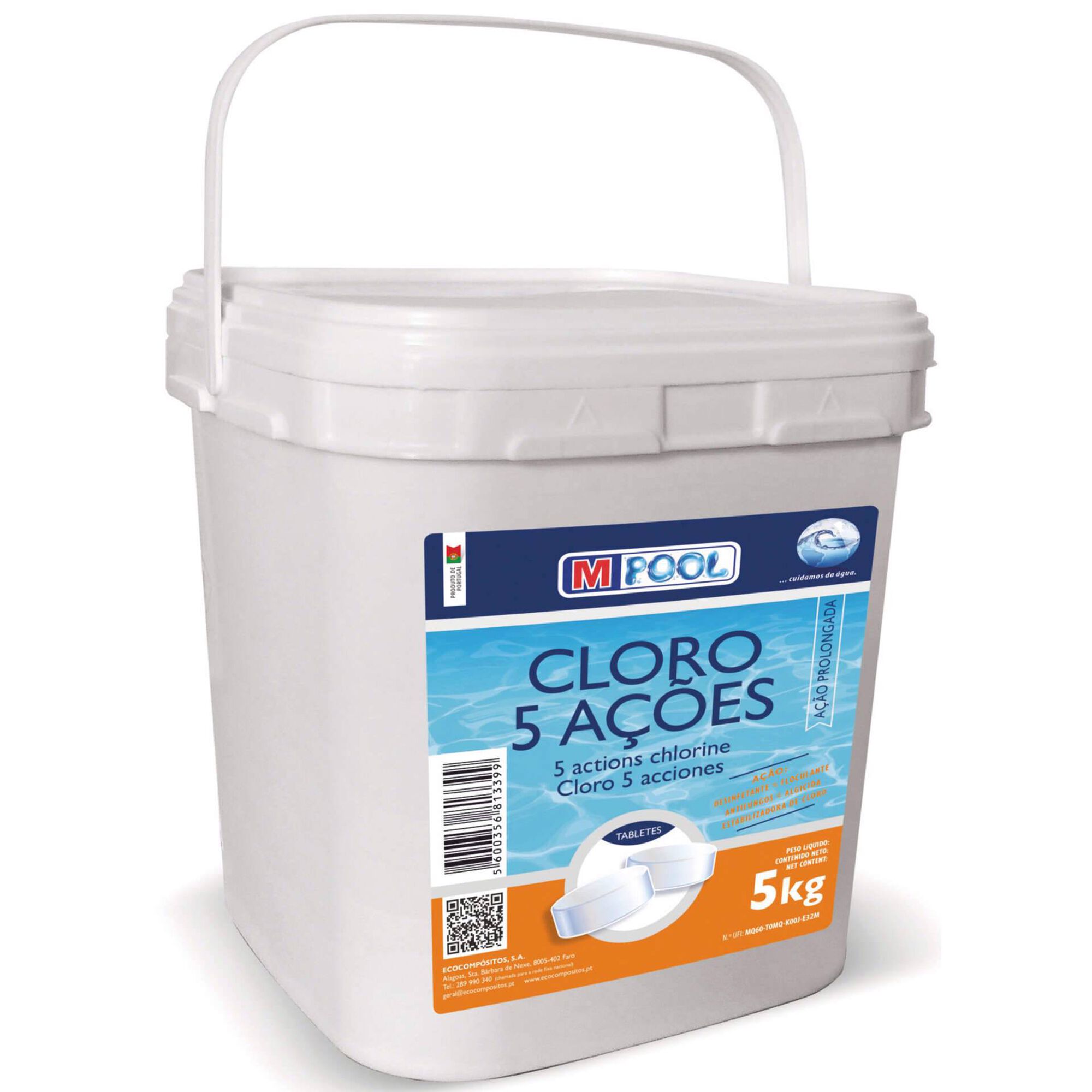 Desinfetante Cloro 5 Ações