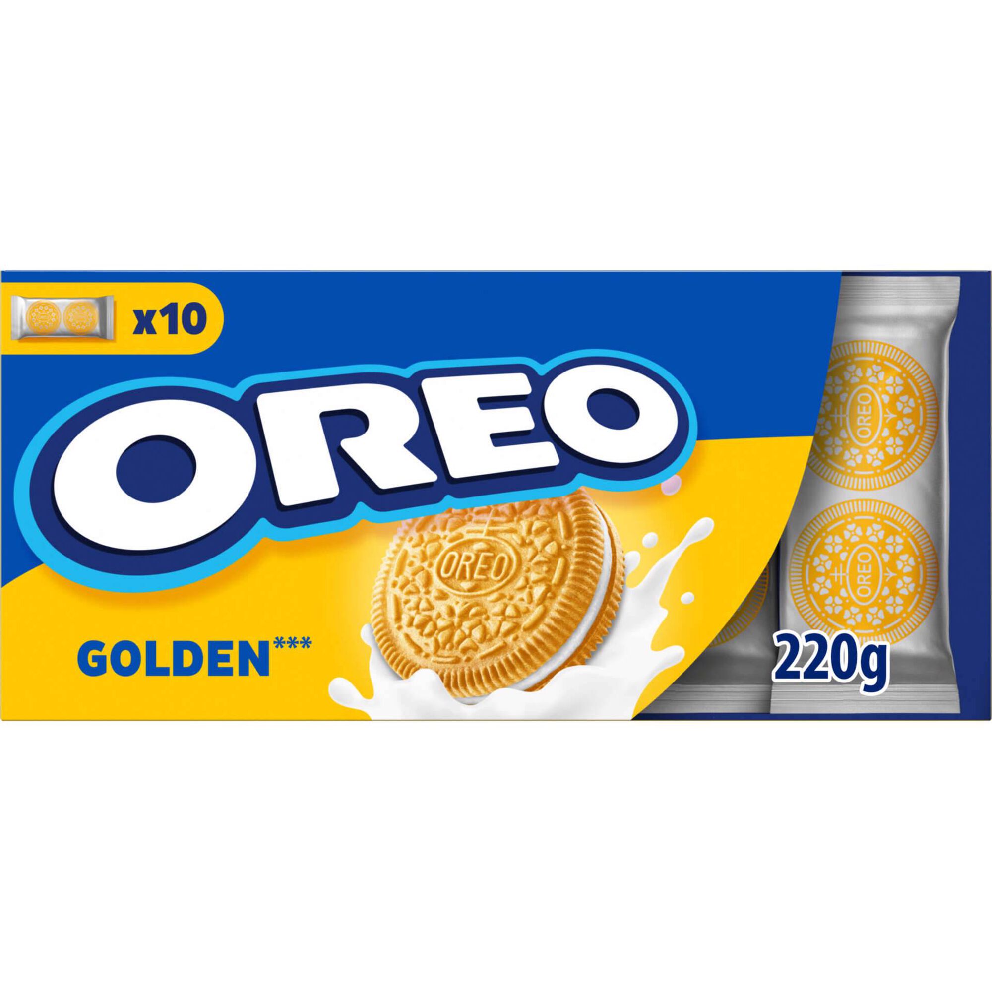 Bolachas Golden com Recheio de Creme Oreo