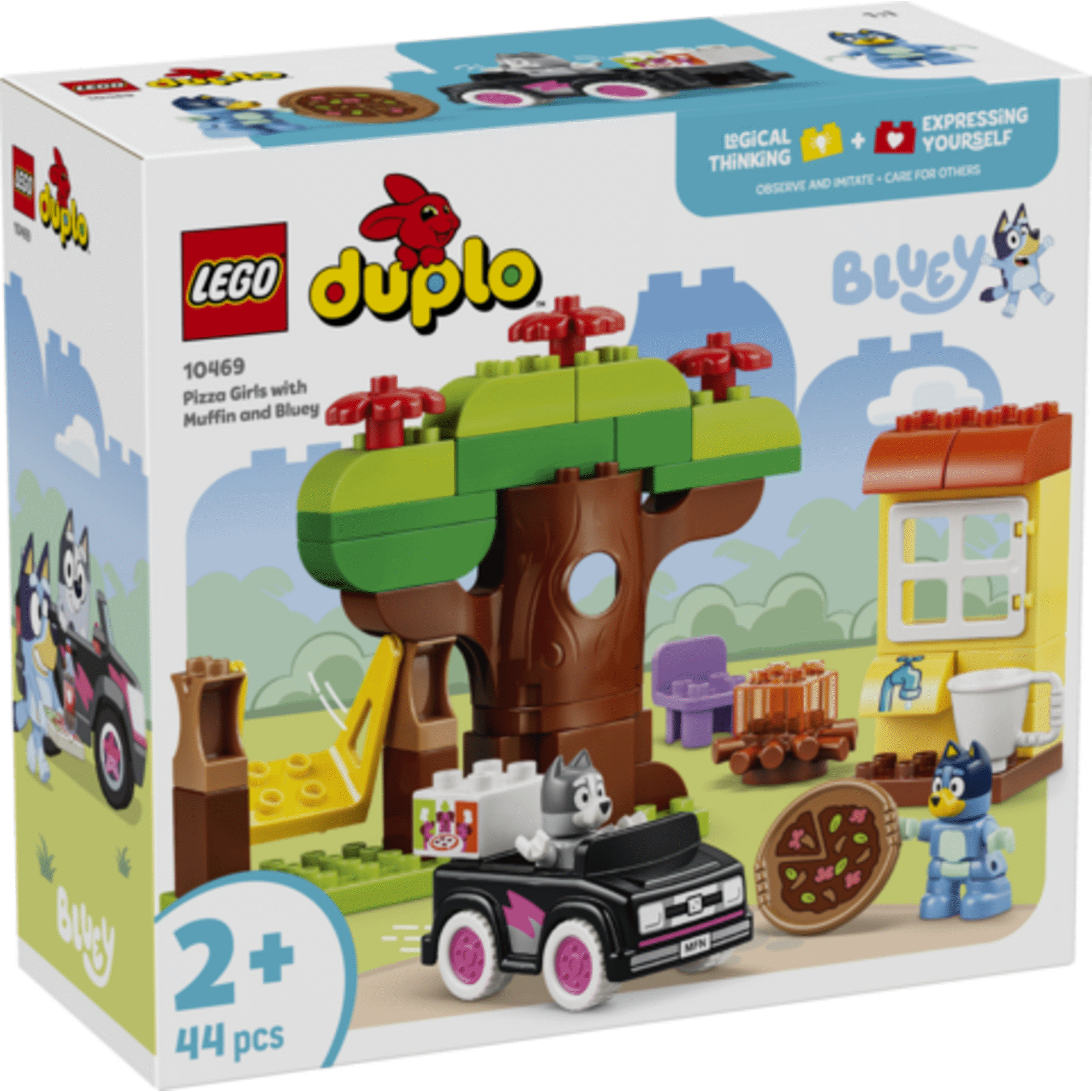LEGO Duplo - Meninas da Pizza com a Muffin e a Bluey - 10469