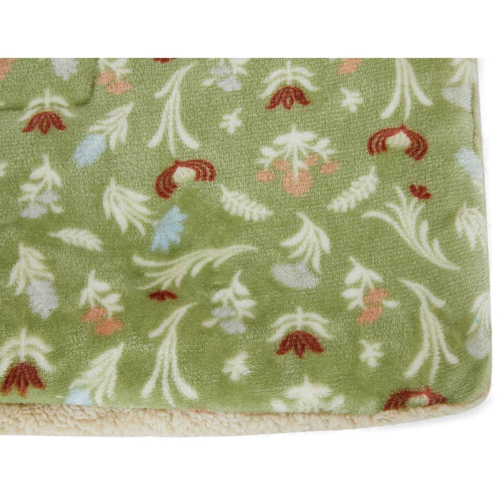 Edredão Coral Borreguito Verde Plantópia