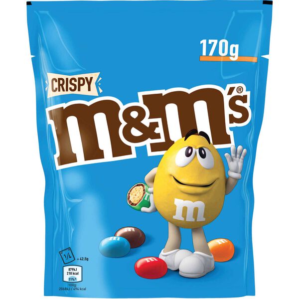 Drageias de Chocolate Crispy M&Ms
