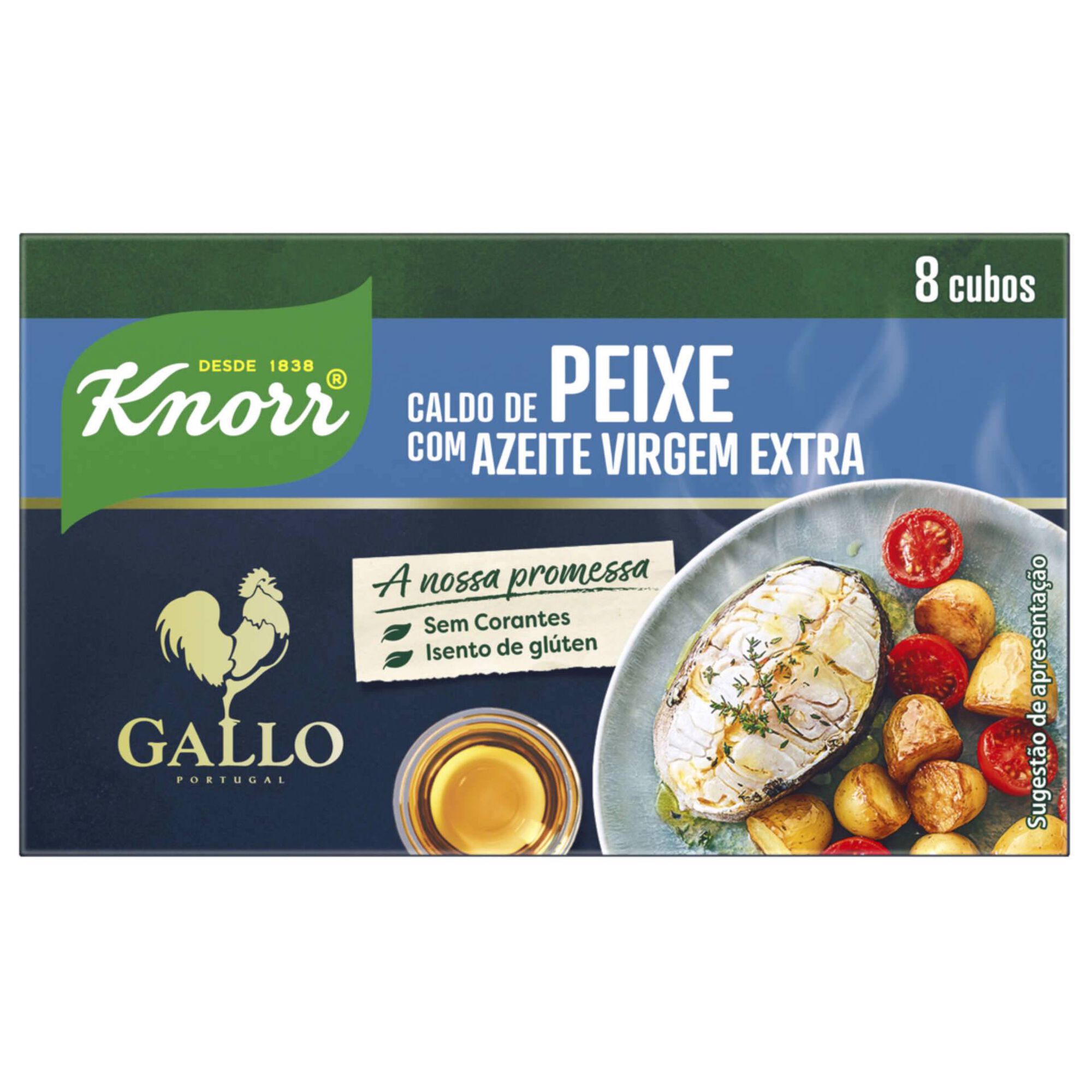Caldo de Peixe com Azeite Cubos Knorr