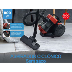 Aspirador Cicl&oacute;nico 2L Sem Saco Bazar&atilde;o