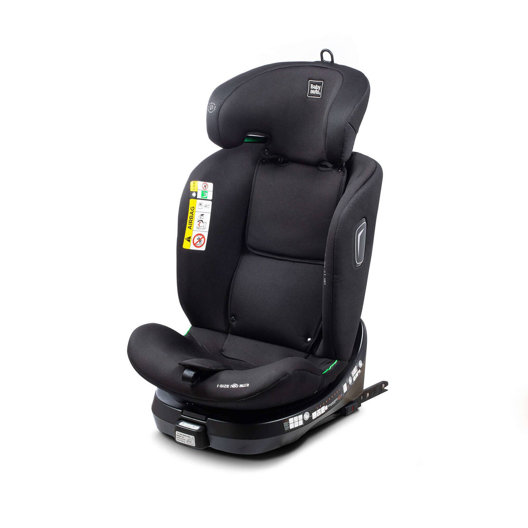 Cadeira Auto I-Size 40-150cm Isofix Preto Aitana Babyauto