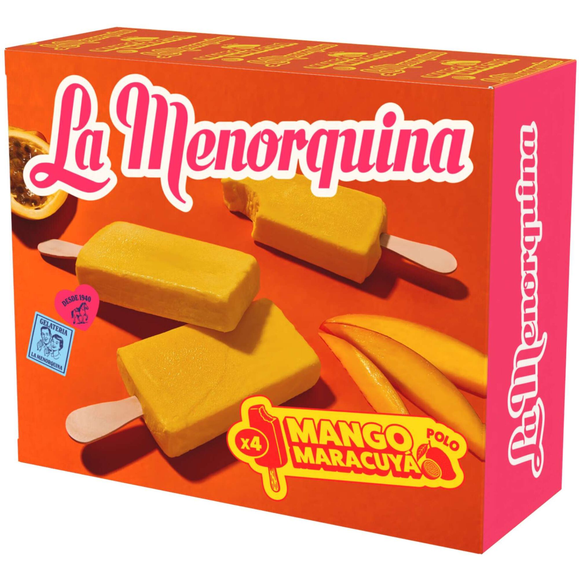Gelado Manga e Maracuj&aacute; La Menorquina