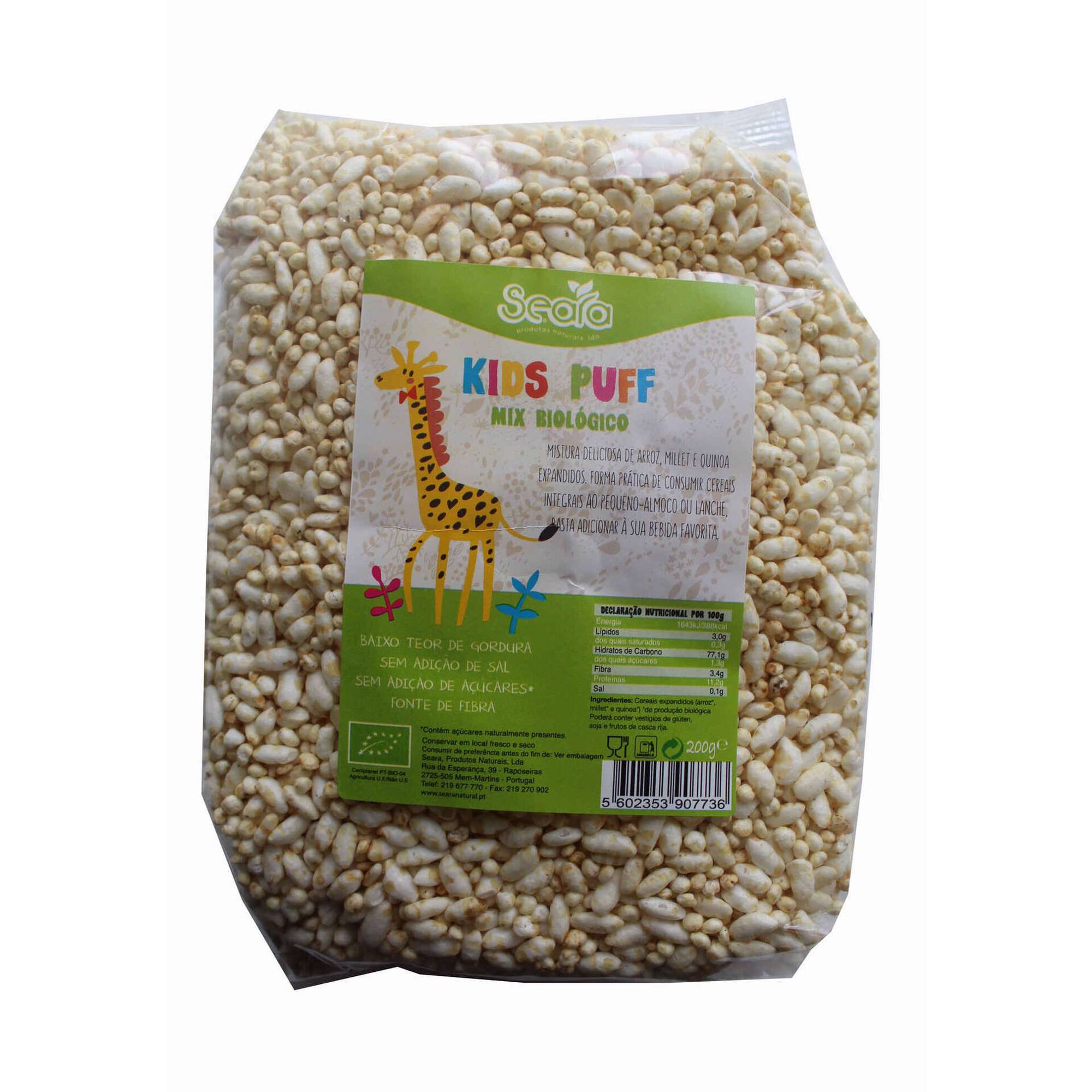 Mix Puff Cereais Expandidos Kids