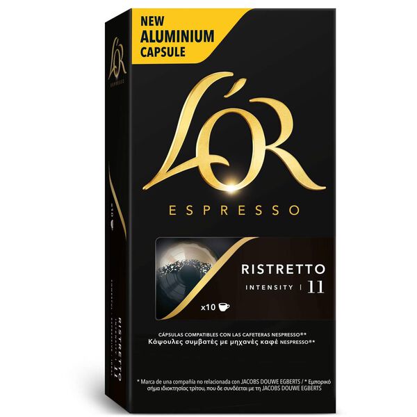 Cápsulas de Café Ristretto Int 11 LOr