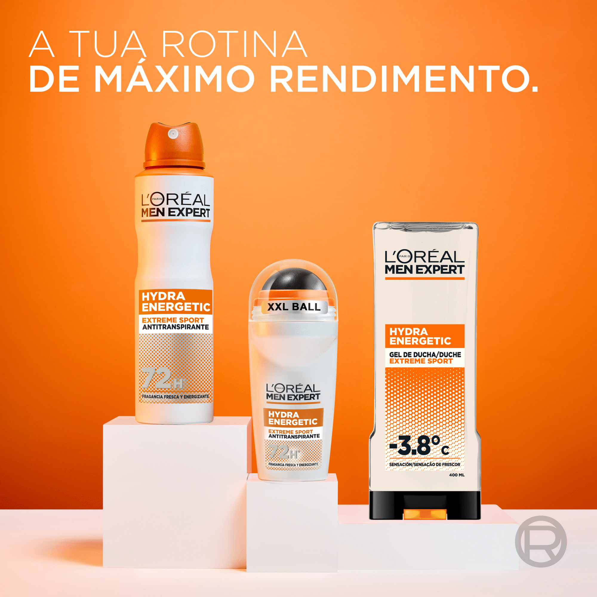 Desodorizante Roll On Extreme Sport L'Or&eacute;al Paris Men Expert