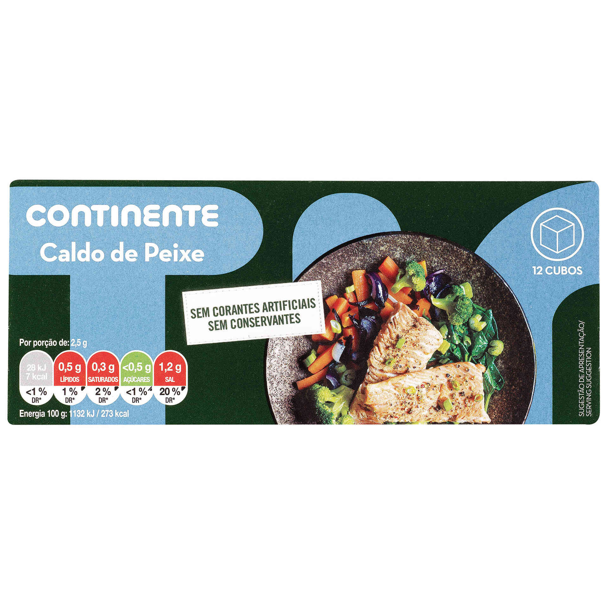 Caldo de Peixe Cubos