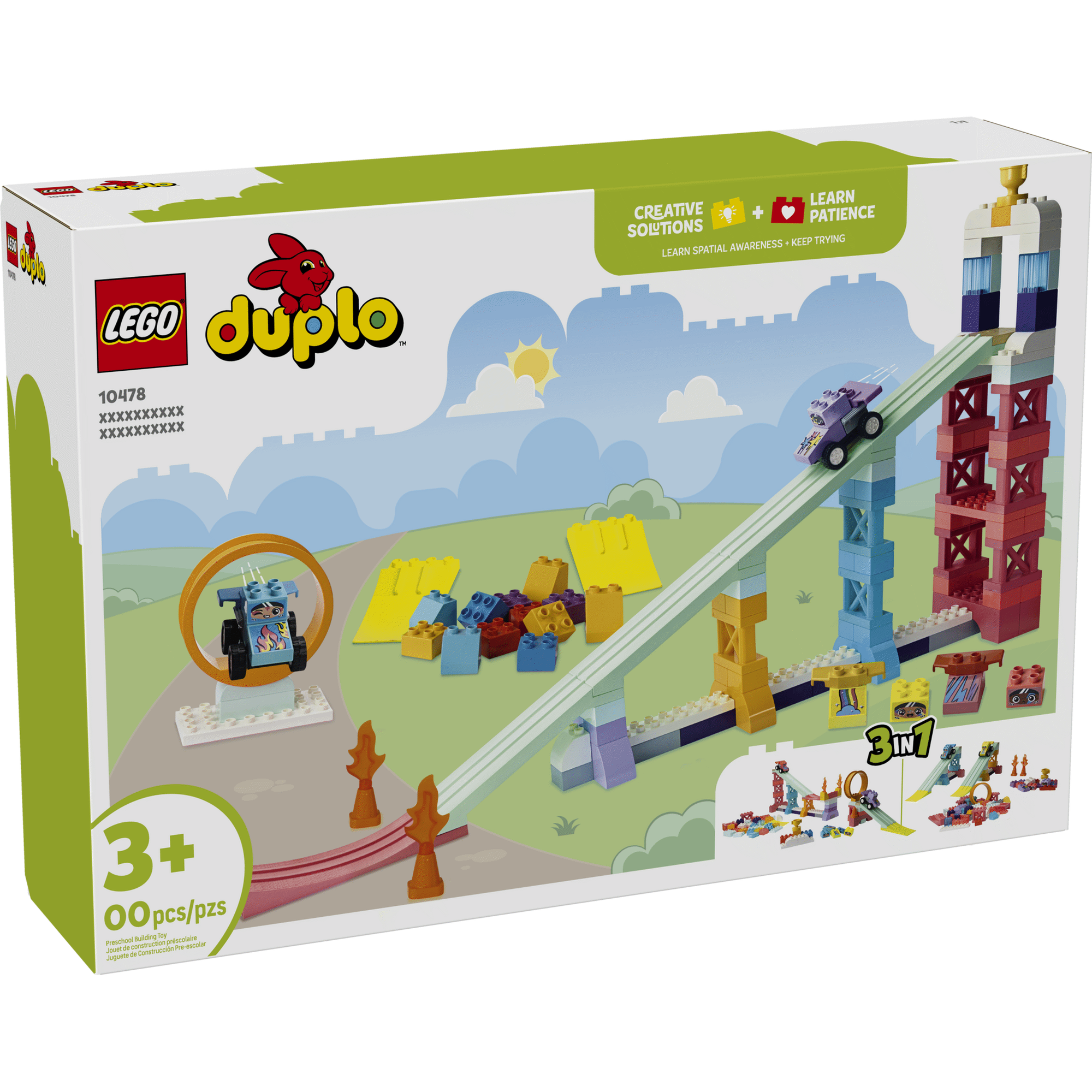 LEGO Duplo - Rampas Criativas com Ve&iacute;culos 3 em 1 - 10478