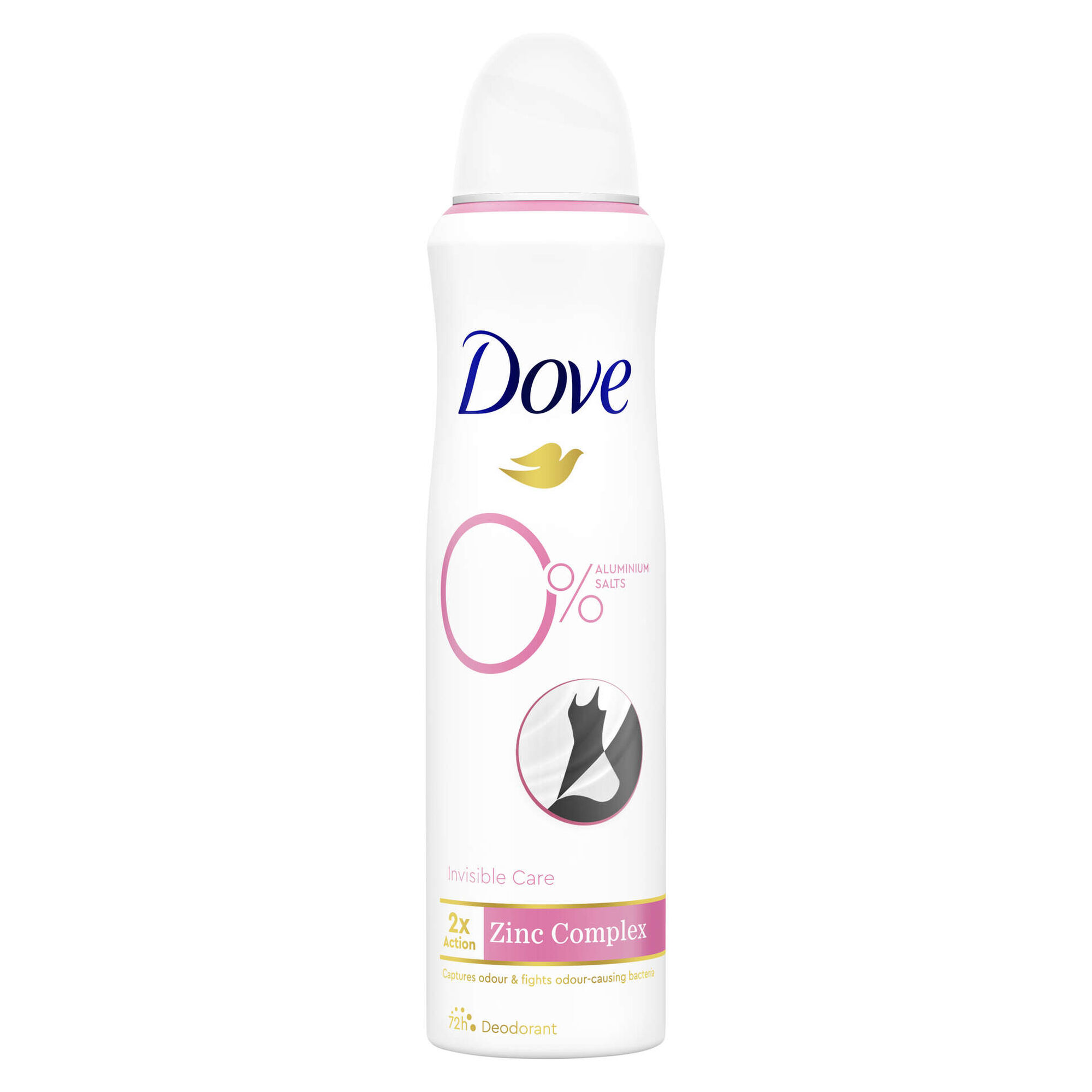 Desodorizante Spray Invisible Care 0% Alumínio 72H