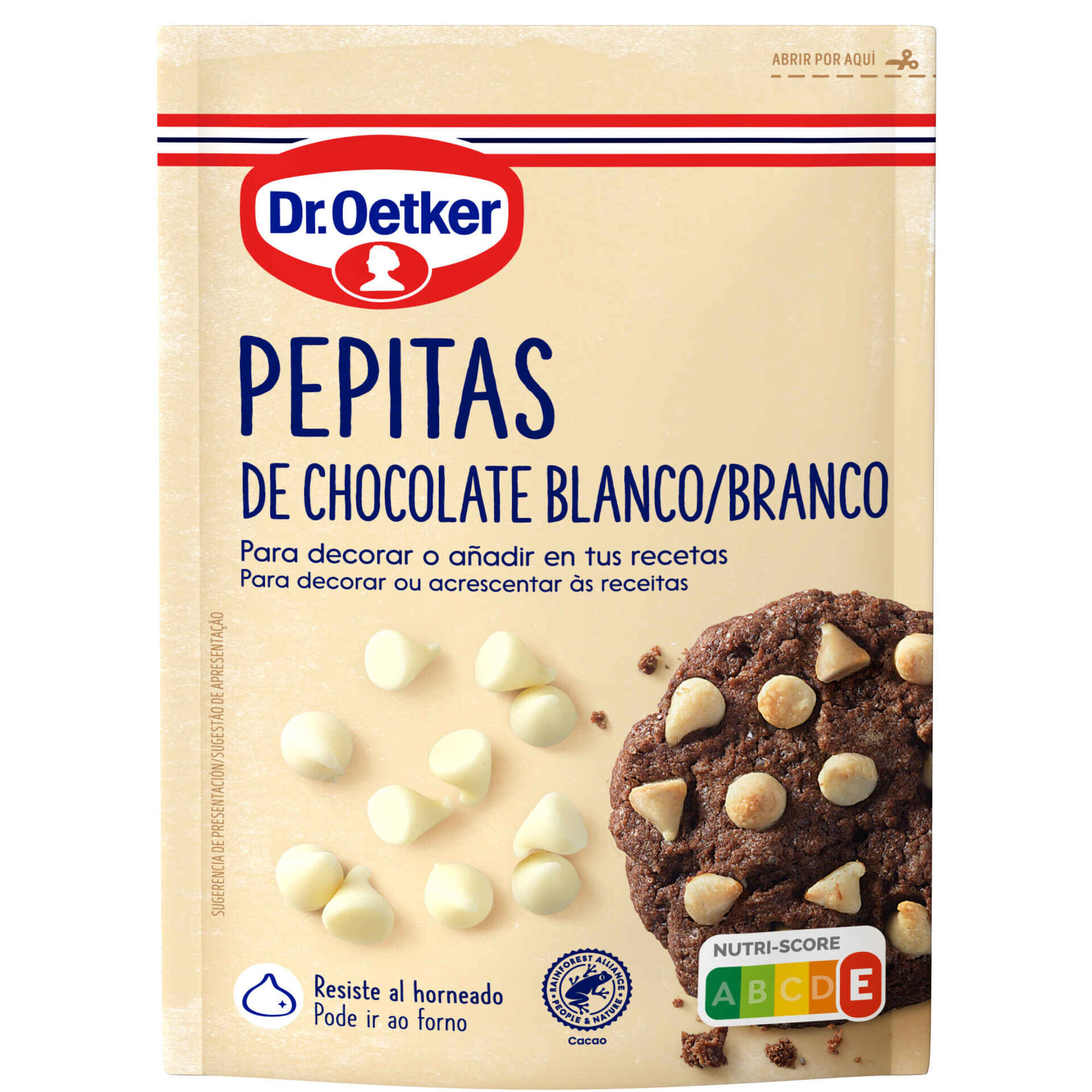 Pepitas de Chocolate Branco Dr. Oetker
