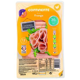 Fiambre de Peito de Frango Fatiado Baixo Teor de Sal