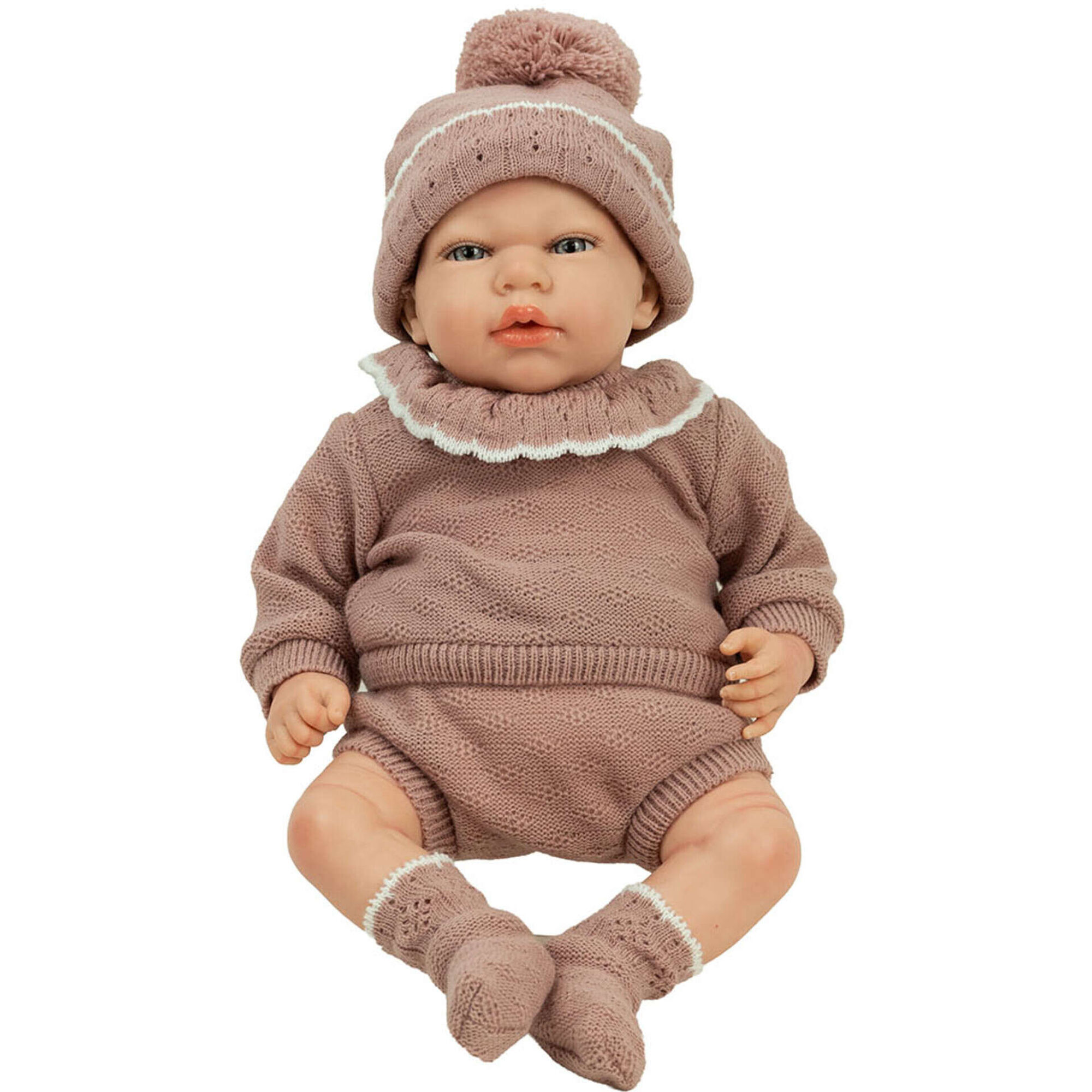 Reborn - Beb&eacute; Greta Rosa com Manta