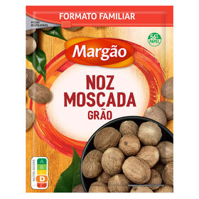 Noz Moscada em Gr&atilde;o em Saqueta Marg&atilde;o