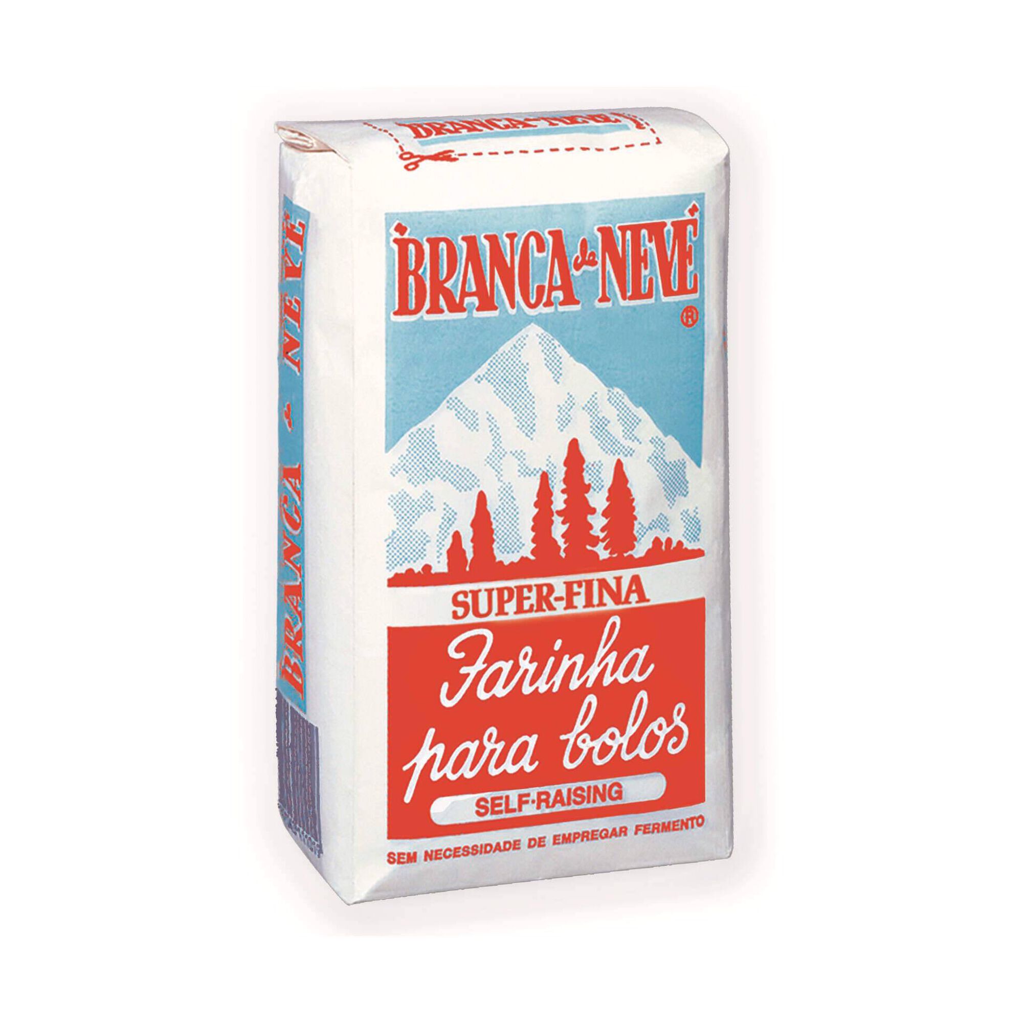 Farinha de Trigo Super Fina com Fermento Branca de Neve