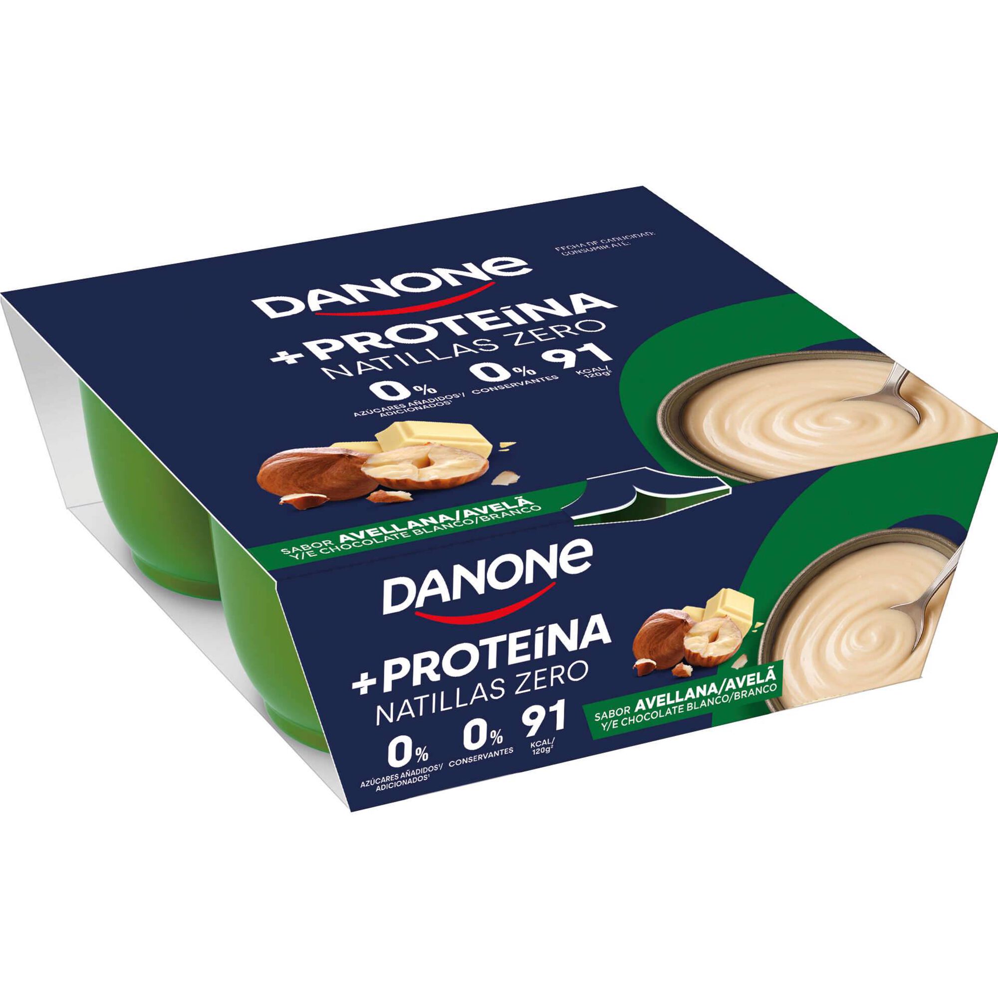 Pudim Proteico Chocolate Branco e Avel&atilde; Danone