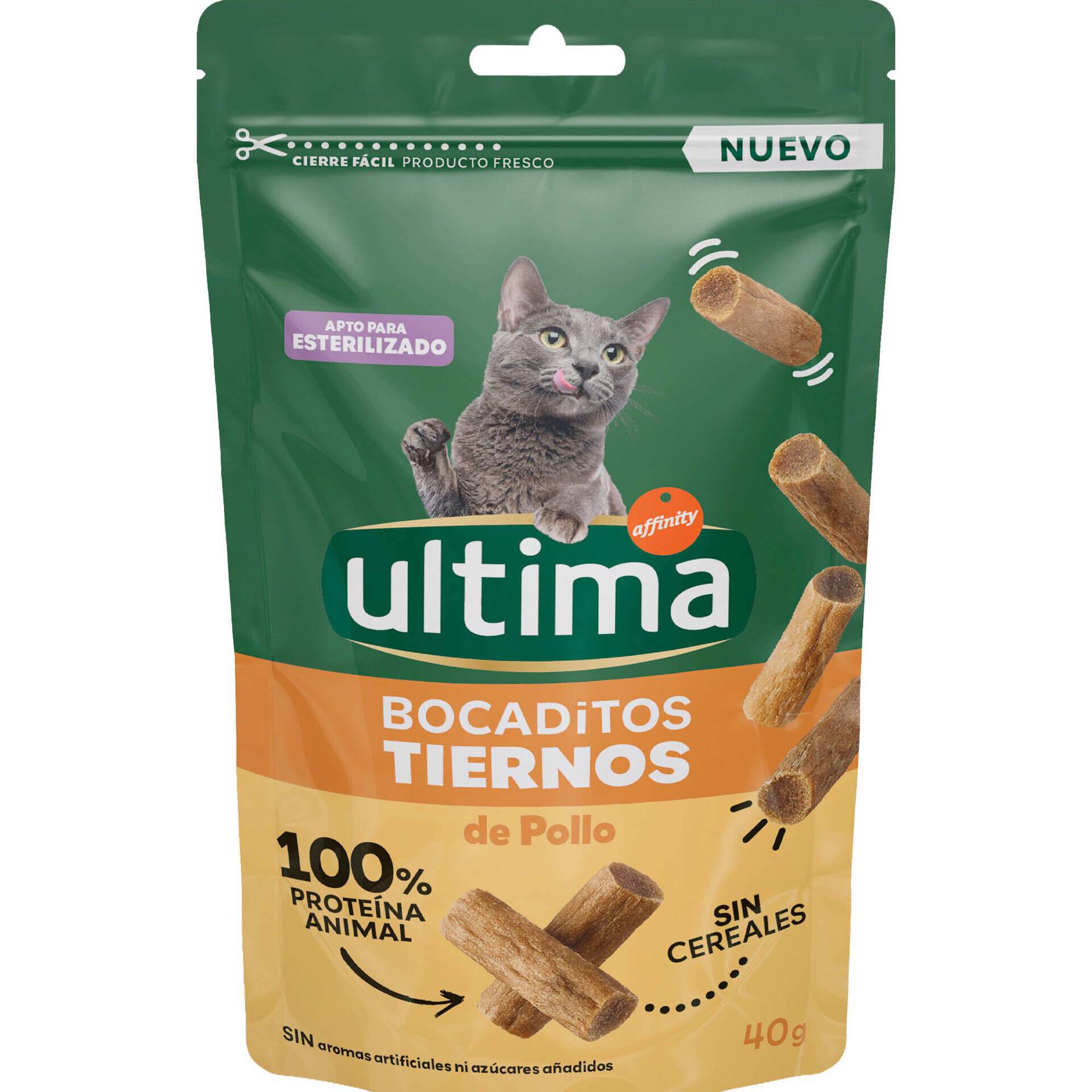 Snack para Gato Adulto Frango Affinity Ultima Nature