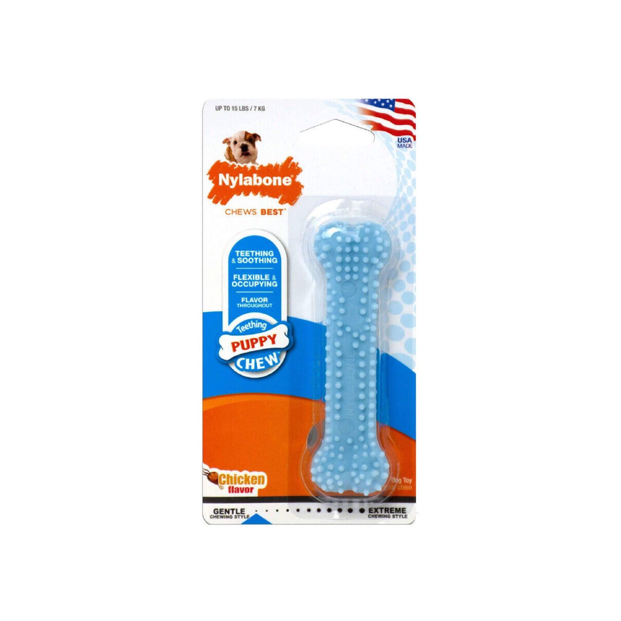 Osso para Cão Cachorro Dental Azul XS Osso para Cão Cachorro Dental Azul XS
