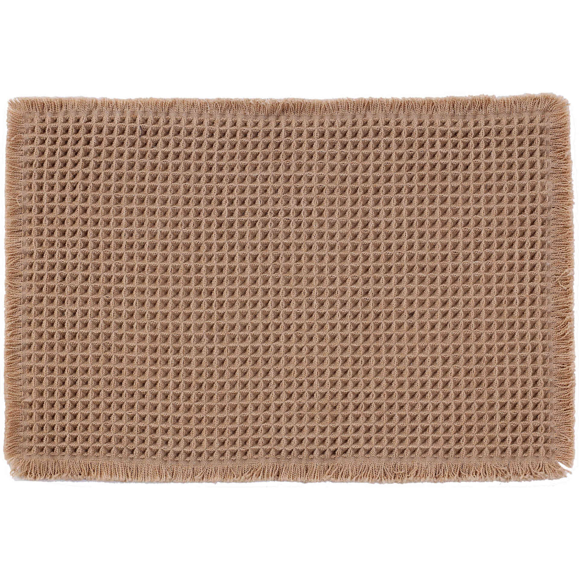 Tapete Wc 40x60 Waffle Bege Kasa
